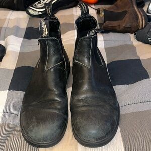 Blundstone Men Leather Black Boot Size 12 AUS 13 US